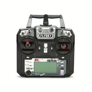 Flysky-Transmisor de control remoto para drones, juguete de plástico AFHDS 2A con receptor de control remoto FS IA6B, 10CH, 2,4G, 2 unidades - Product Image 1