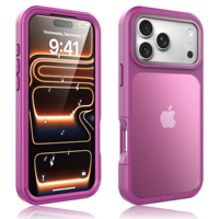 Coque de téléphone 2-en-1 antichoc en acrylique TPU+PC pour iPhone 18 Pro Max et iPhone 17 Pro Max – Housse de protection anti-chute