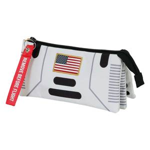 Karactermania Estuche Triple para Lápices 2.0 con Diseño de Nave Espacial de la NASA, Blanco - Product Image 1