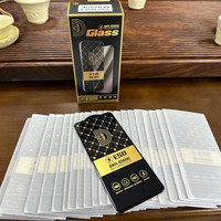 Protection d'écran en verre trempé 9H anti-statique ESD 0,4 mm à couverture intégrale Hot Golden Diamond pour iPhone 16 15 Pro 17 Pro Max 15 Plus