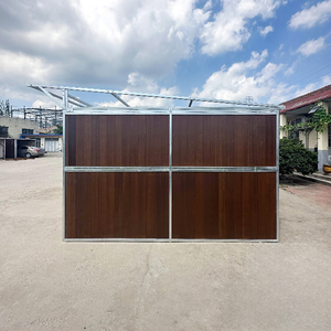 Abri Mobile pour <span class=keywords><strong>Chevaux</strong></span> avec Porte Battante et Panneau Latéral - Product Image 3