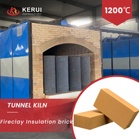 Isolation légère KERUI Factory 1400 ℃   Briques réfractaires en argile à faible conductivité thermique pour four tunnel
