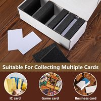 Séparateurs de cartes en mousse haute élasticité 40D, inserts amortisseurs pour boîtes de rangement de cartes de jeux et de sport