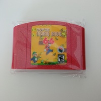 Nouvelle Cartouche de Jeu Rétro NTSC/US Anglais Hackée Red Shell 64 Bits Dragonball Kart pour Console N64 avec Communication Filaire