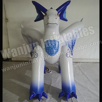 Prix usine personnalisé géant gonflable Sexy Animal piscine jouet blanc Pvc Dragon gonflable avec SPH à vendre