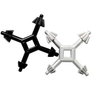 Dr. Clé de mandrin géante 4 en 1, alliage, finition noire, tige ronde, pour accessoire d'outil de perçage électrique - Product Image 3