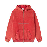2025 nouveautés tendance Designer Vintage sweat à capuche avec fermeture éclair 100% coton brodé techniques pour la saison d'automne