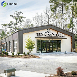 สนามกีฬาโครงสร้างเหล็กอเนกประสงค์สำหรับโรงเรียน เหมาะสำหรับบาสเกตบอล วอลเลย์บอล และการแข่งขันอื่นๆ - Product Image 1