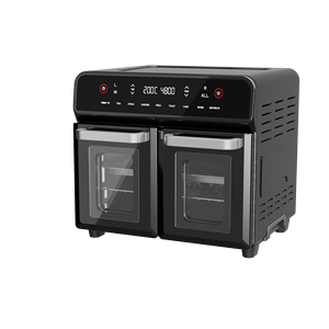 Friteuse à air numérique intelligente électrique 1800w 120v grande capacité <span class=keywords><strong>24l</strong></span>, four à air double personnalisé pour un usage domestique <span class=keywords><strong>sans</strong></span> <span class=keywords><strong>huile</strong></span> - Product Image 2