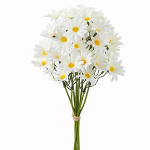 Bouquet de 50 chrysanthèmes artificiels en <span class=keywords><strong>bambou</strong></span> vert simulé, faits à la main, en tissu de soie, pour décoration intérieure, vente en gros - Product Image 5
