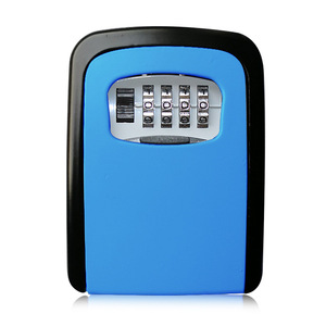 Caja de llaves de aleación de aluminio, montaje en pared, contraseña digital, construcción mecánica, duradera, gris y negra, G4 - Product Image 2