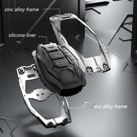 Étui à clés de voiture en métal au design original avec peau en silicone pour MG4 MG EHS MG7 MG3 MG WHALE