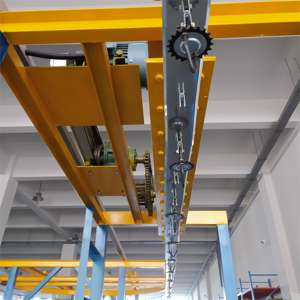 Aangepaste Zware Rail Automatische Schilderij Transportband Lijn Voor Het Schilderen Van Metalen Onderdelen Conform - Product Image 3