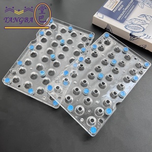 Molde de Chocolate de Policarbonato Tangba 3D con Forma de Huevo de Pascua Pequeño, Molde de Chocolate de PC con Forma de Huevo Magnético, Herramienta para Pasteles Personalizable - Product Image 1