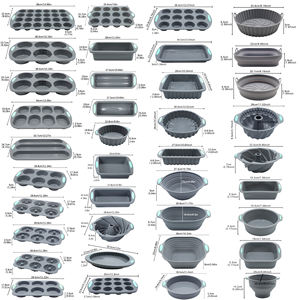 Forma de Silicone para Assar, Forma Tubular para Bolo, Forma de Silicone para Air Fryer, Forno e Micro-ondas, Utensílios de Cozinha para Assar Bolos - Product Image 1