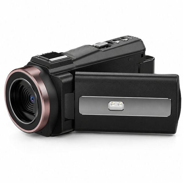 4K HD Digital Video Camera, Portable Mini DV Camcorder for Outdoor Travel & Home Use