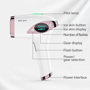 Pour Mlay T4 Usage Domestique Laser IPL Dispositif Épilation Permanente pour Visage Corps Aisselle avec UK/US/EU Plugs - Product Image 2