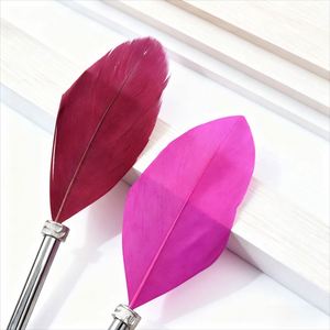 Creative Feather Promotional Metal Ballpoint <b>Pen</b> with logo Elegant <b>Pen</b> Signature <b>Pen</b> with Custom logo for Corporate Events - Product Image 3