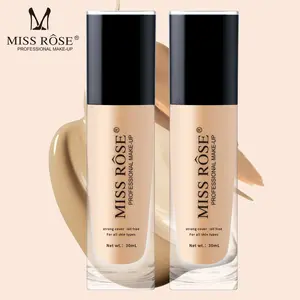 MISS ROSE 9 colors liquid concealer foundation liquid to cover blemishes acne repair face makeup foundation liquid