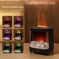Diffuseur d'arômes Aurora avec paysage de glacier, lumière d'ambiance intelligente portable pour la chambre à coucher, vaporisation automatique de parfum pour la maison, YS