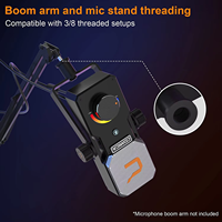 Microphone de studio professionnel COMICA STA-U1 RGB, microphone à condensateur cardioïde USB, microphone de jeu pour ordinateur portable