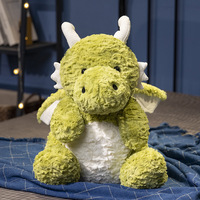 2025 gros mignon en peluche Dragon jouet doux oreiller volant avec doublure en maille et remplissage en coton PP enveloppé dans un sac OPP