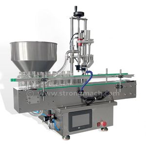 Máquina de Llenado Automática de Sobremesa con Bomba Magnética Servo y Transportador Ajustable, Resistente a la Corrosión, para Gel de Ducha y Líquidos de Limpieza - Product Image 3