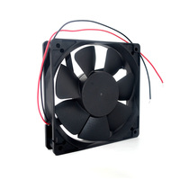 Ventilateur de refroidissement 120x120x25mm 48V DC 4500RPM à double roulement à billes 57dBA 120CFM pour processeur CPU, alimentation et boîtier d'ordinateur