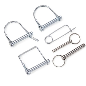 Épingles <span class=keywords><strong>de</strong></span> sécurité <span class=keywords><strong>de</strong></span> type D <span class=keywords><strong>de</strong></span> tailles variées, à ressort, à dégagement rapide, pour la connexion des châssis <span class=keywords><strong>de</strong></span> remorques <span class=keywords><strong>de</strong></span> machines agricoles - Product Image 3
