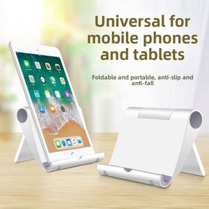 Factory-direct Plastic Mobile Phone Holder Bedside/desktop <b>Tablet</b> <b>Stand</b> Live Streaming Multi-functional Compact Universal - Product Image 1