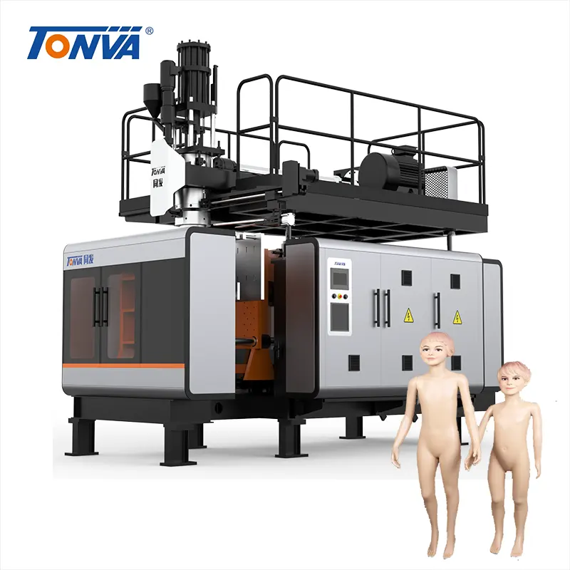 TONVA new blow molding machine is a blow molding machine for making dolls and children's toys