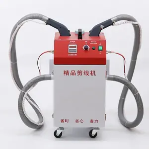 double head Auto oiling short Thread suction Slitter Cutter Trimmer Thread Trimming Machine automatic thread cutting machine 5