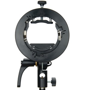 Support de fixation <span class=keywords><strong>Godox</strong></span> S2 Bowens Mount S-type pour flashs <span class=keywords><strong>Godox</strong></span> V1 <span class=keywords><strong>V860II</strong></span> AD200 AD400PRO AD600Pro, snoot et boîte à lumière - Product Image 1