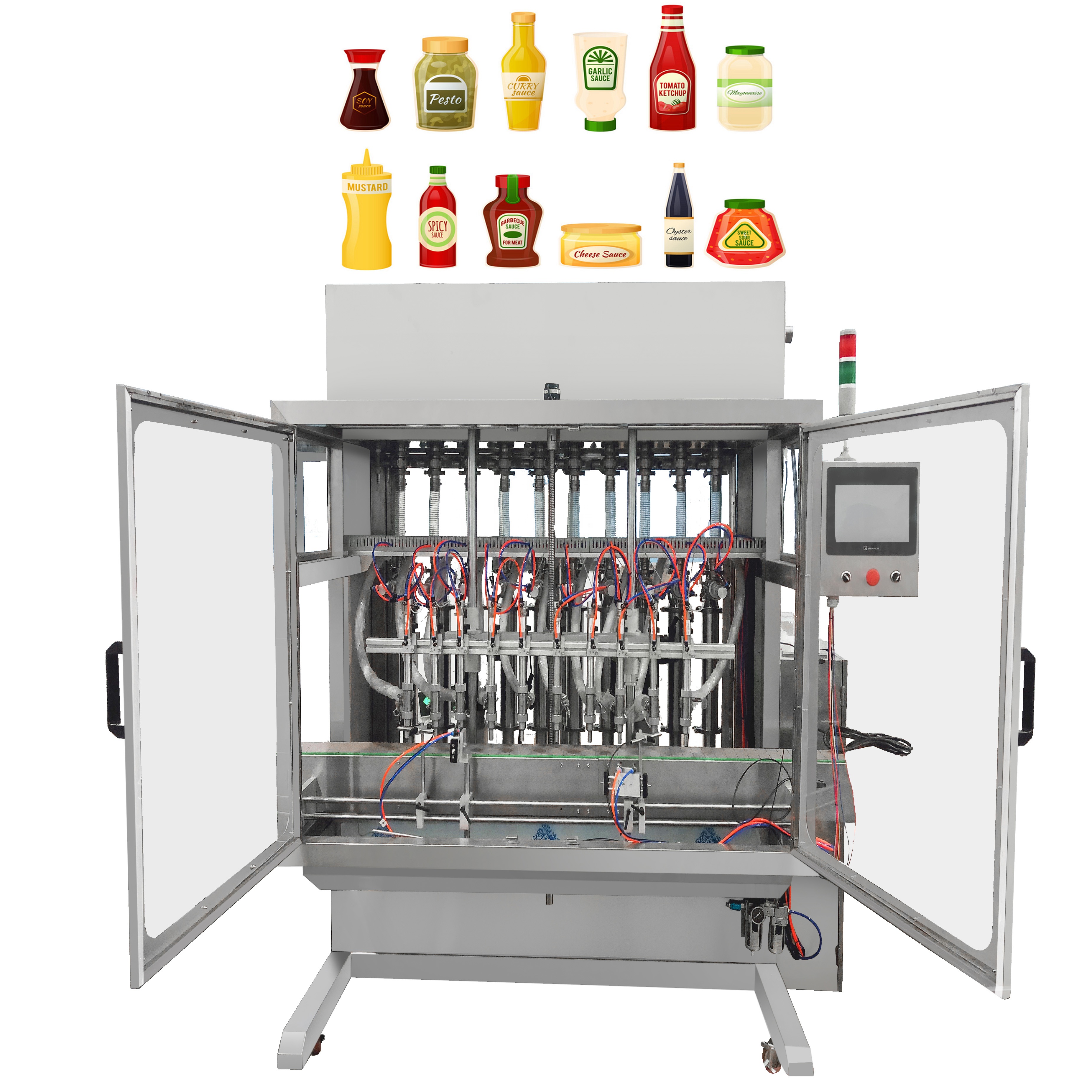 Easy to Operate automatic beverage bottle filling machine for apple juice