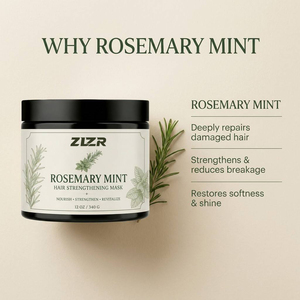 OEM ODM Rosemary Mint <b>Hair</b> Mask Strengthen Nourish Revitalize Custom Formula Private Label - Product Image 3