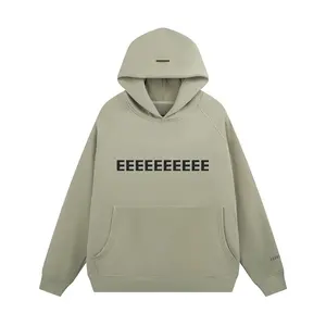 Felpe Oversize <span class=keywords><strong>con</strong></span> Cappuccio e Logo Personalizzato <span class=keywords><strong>con</strong></span> Lettere, Design di Lusso <span class=keywords><strong>con</strong></span> Etichetta, Top Streetwear Casual Vintage da Uomo e Donna - Product Image 6