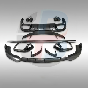 Kit carrosserie en fibre de carbone sèche brabus pour Mercedes-Benz X290 <span class=keywords><strong>AMG</strong></span> GT63 <span class=keywords><strong>GTS</strong></span>, mise à niveau du style brabus, kit carrosserie, lèvre avant, diffuseur arrière - Product Image 2