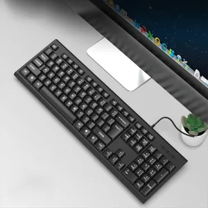 لوحة مفاتيح جديدة مصغرة للألعاب USB لوحة مفاتيح PC مخصصة من الألومنيوم بتصميم مريح للحاسوب