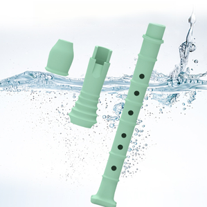 Flûte à bec soprano en silicone de style allemand à 6 trous, clé Do, instrument pour débutants en musique, vente en gros - Product Image 5