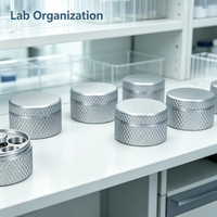 Caja de Almacenamiento para Viales de 3 ml, Caja para Polvo Liofilizado, Estuche Resistente a Impactos, OEM, Alta Calidad, Plástico PETG, para Viales de Laboratorio