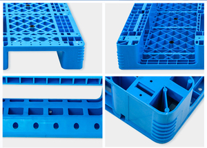 Düşük fiyat HDPE ağır Euro palet dokuz bacaklı 3 koşucular endüstriyel kullanım için plastik palet kaymaz plastik palet tedarikçisi - Product Image 4