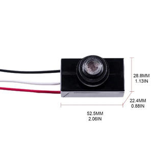 Interruptor Fotoeléctrico de 3 Vías, Sensor Fotoeléctrico para Interruptor de Lámpara, 80 VCA-277 VCA, 50/60 Hz, Apertura Automática al Anochecer, para Hogar Inteligente - Product Image 4