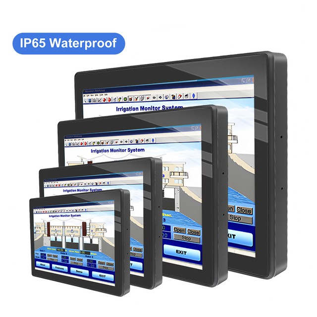 15.6inch Industrial All-in-one Panel PC IP65 Waterproof Front 10mm Tempered Glass 24/7 Operation Wide Temperature Touch Panel Pc