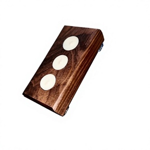 Wooden Rectangular Tea <b>Light</b> Holder with <b>Rope</b> Trim for Home Decoration - Product Image 4
