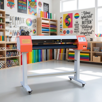 Máquina de Corte de Vinilo Termotransferible con Registro Automático CCD de 980 mm, Plotter de Corte con Láser y Cuchilla para Tela, Adhesivos/Papel
