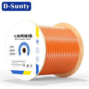 Cable Ethernet Dsunty Cat7 305M 1000FT, Cable de Red LAN, Cobre Desnudo CCA BC 24AWG 28AWG STP ROHS 8P8C 305M 1000FT para Comunicación - Product Image 3