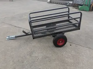 Steel Mesh Dump Cart Yard Cart For Farming