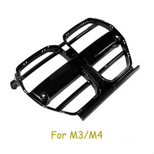 Griglia Paraurti Anteriore per BMW M3 G80 M4 G82 G83 2020-2023 Stile V/CS Ricambi <span class=keywords><strong>Auto</strong></span> Nero Lucido Effetto Carbonio - Product Image 3