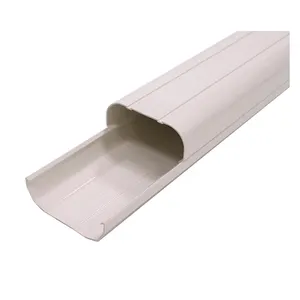 Air Conditioner Lined Cover Duct Kit Aircon Decorative PVC Slim Line Cover