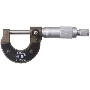 Micrometro del diametro esterno dello strumento 0-25mm, misuratore di spessore del micrometro del display digitale ad alta precisione, micrometro a spirale